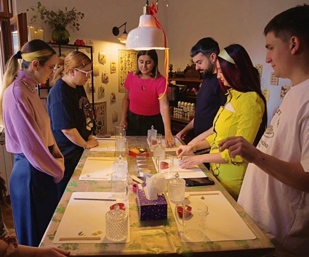Workshop de turnat lumânări