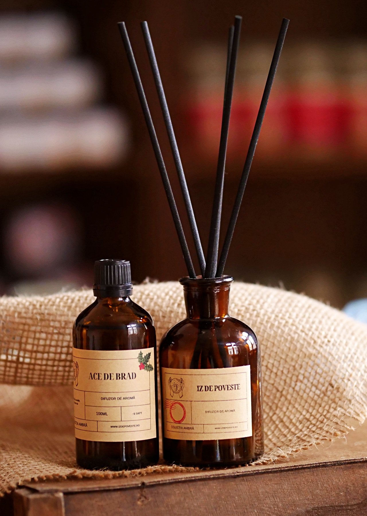 Set difuzor cu bețe și mix parfumat 100ml Festiv