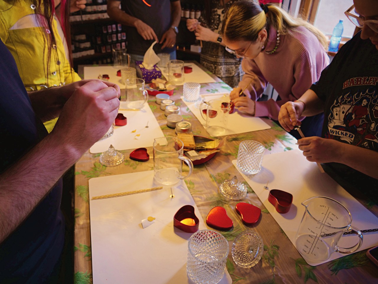 Workshop de turnat lumânări